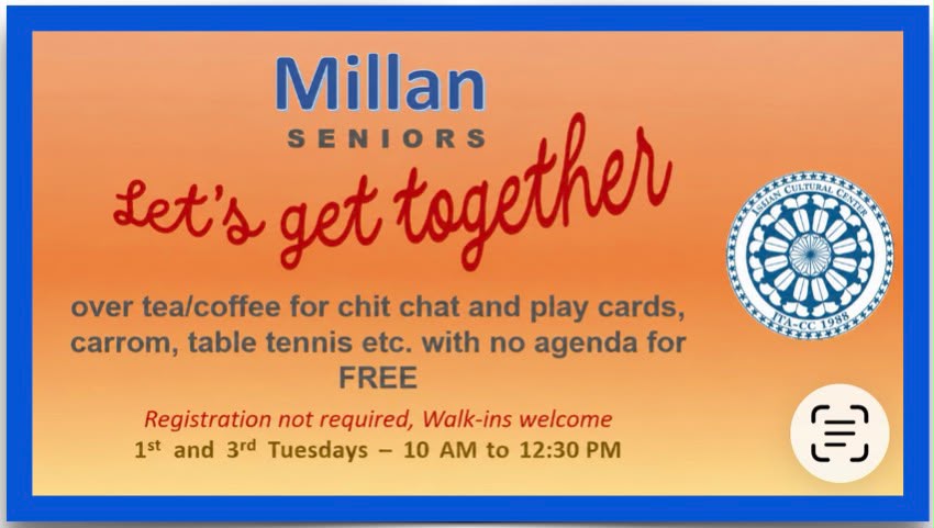 Millan meeting for Seniors